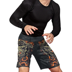Shorts de combat MMA personnalisés imprimés, prix de gros usine, respirants, avec service OEM ODM - Product Image 1
