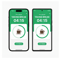 RoyalCraft TeamPomodoro, Aplicación de Temporizador Empresarial, Sesiones de Concentración, Pausas de Estudio, Potenciador de Productividad, Compatible con MAC/Linux/Android Flutter