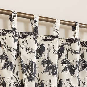 Elegante Cortina de Cuerda Tejida 100% Algodón en Blanco y Azul con 100% Opacidad para Hogar, Oficina, Hospital y Cafetería - Product Image 4