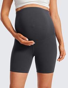 Shorts de Maternité Personnalisés en Gros pour Femmes – Respirants, Extensibles, pour l'Entraînement, le Fitness et le Yoga (Style Cycliste) - Product Image 2