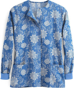 Chaquetas de Enfermería Estampadas para Mujer, 90% Poliéster, 10% Elastano, Uniforme Médico Hospitalario - Product Image 4
