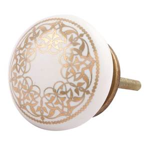 Poignée de porte et tiroirs en céramique dorée, fait à la main, idéale pour placard de cuisine, bas prix en ligne, 1 pièce - Product Image 3