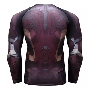 เสื้อรัดกล้าม MMA Rush Guard สีพื้นเรียบง่าย สั่งทำได้ ขายดี ลดราคาพิเศษ สำหรับขายออนไลน์ - Product Image 4