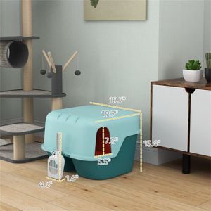 Lettiera per Gatti Smart XL con Pulizia Automatica e Ampio Spazio Interno - Sabbia e Plastica Facili da Pulire e Design Carino per Gattini - Product Image 5