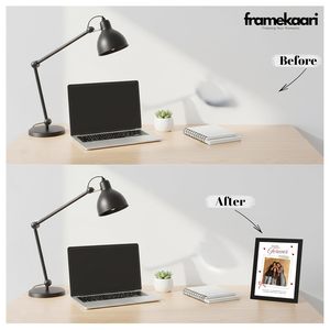Marco de Fotos de Madera con Diseño 'Amigos para Siempre', Decoración Hecha a Mano para el Hogar, Estilo Vintage Moderno, para Colgar en la Pared o Apoyar en la Mesa, para Mejores Amigos - Product Image 3