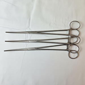 <b>Set</b> of 3 V. Mueller CH1682 Sarot Intrathoracic Artery Forceps 3" Curved Jaw 9.5" - Product Image 1