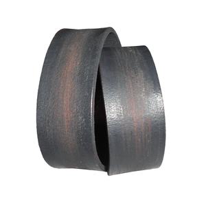 Cordon en cuir plat vintage de 20mm de large de 2mm d'épaisseur, teinture naturelle pour les bijoux et les composants. - Product Image 3