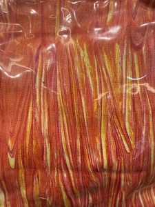 Grand sac de courses en PP avec poignée en corde, motif rouge et jaune, usage quotidien - Product Image 3