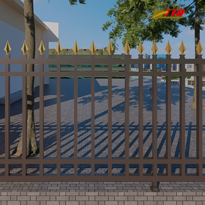 Clôture en fer ornemental de qualité supérieure : l'alliance parfaite entre art créatif et sécurité absolue pour les maisons résidentielles exclusives. - Product Image 3
