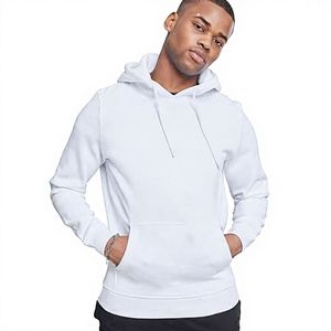 <b>Men's</b> Fleece <b>Pullover</b> Hoodie Breathable Hooded Sweatshirt Custom Logo Regular Fit Winter Streetwear - Product Image 4
