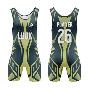 Singlet de Lucha Libre Personalizado con Estampado Digital para Hombre, 100% Poliéster, Ligero y Elástico, para MMA - Product Image 4