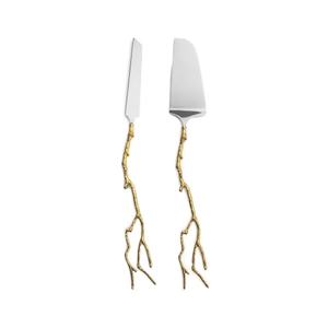 Usine En Gros 2 Pcs Dîner Couteau Ensemble Cadeau En Acier Inoxydable Couverts De Haute Qualité Meilleure Vente Cuillères Ensemble - Product Image 1