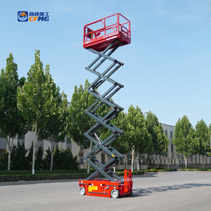 Plataforma elevadora de tijera CFMG para hombre que camina automáticamente, elevador de tijera autopropulsado pequeño hidráulico eléctrico con CE ISO - Product Image 6