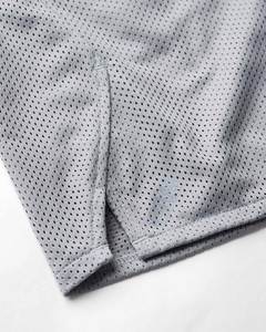 Shorts de sport en mesh à séchage rapide pour hommes, respirants, avec cordon élastique, vêtements de sport, logo personnalisé, fabrication en gros - Product Image 4