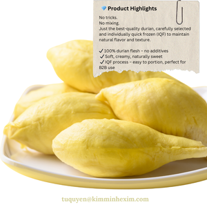 Pulpa de Durian Congelada IQF Premium de Vietnam, Empaque a Granel para Exportación - Product Image 6