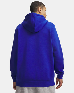 Sudadera con Capucha Azul Rey para Hombre, Corte Regular, Color Sólido, Cierre de Cremallera, Bolsillo Tipo Canguro, 100% Algodón, Transpirable, Estilo Casual Urbano - Product Image 2