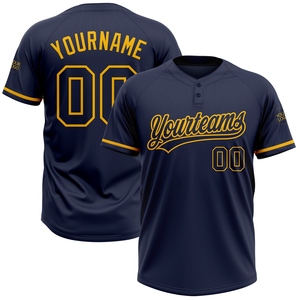 Maillot de softball unisexe personnalisé OMMIZ INDUSTRY, rayé bleu clair et rouge, à deux boutons, vente en gros directe - Product Image 4