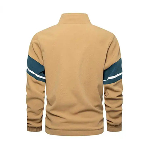 Conjunto Deportivo para Hombre con Bloques de Color y Estampado, Chaqueta con Cremallera Completa y Pantalones Jogger, Ropa Casual de Invierno, Transpirable, de Poliéster y Algodón - Product Image 3