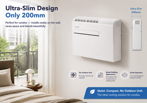 <span class=keywords><strong>Climatiseur</strong></span> mural <span class=keywords><strong>monobloc</strong></span> à onduleur CE Classe A+++ R32 sans unité extérieure, pompe à chaleur 220V 50Hz, homologué pour bâtiments, Kanion - Product Image 5