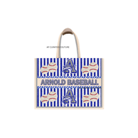 Sac fourre-tout perlé à thème baseball, très tendance |   Fermeture éclair personnalisée faite à la main avec perles de rocaille, motif rayé, approuvée pour les stades