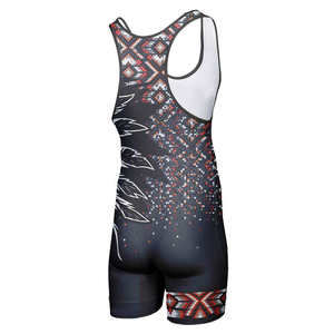 Tenue de Compétition de Lutte Personnalisée pour Adultes – Singlet sur Mesure en Tissu Léger Haute Performance pour Matchs et Clubs - Product Image 2