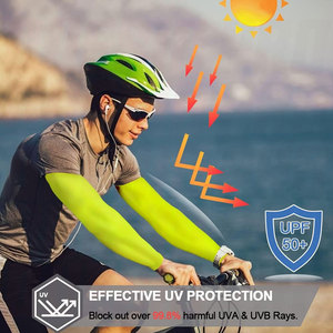 Manchons de protection UV et solaire pour hommes et femmes UPF 50+ – Manchons de compression sportifs rafraîchissants, respirants et élastiques pour activités de plein air et fitness - Product Image 4