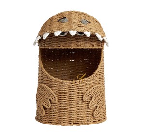 Wholesale Dinosaur Seagrass <b>Storage</b> <b>Basket</b> Open Mouth <b>Wicker</b> Kids Toy Organizer Bin Nursery Clothes <b>Storage</b> Hamper - Product Image 1