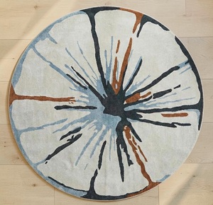 Hand Tufted Wool <b>Rug</b> Eco-Friendly Anti-Bacteria Pet-Friendly Non-Slip Abstract Low Pile Modern Design Home Commercial Prayer Use - Product Image 1