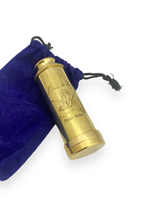 Télescope décoratif en laiton de 9 pouces avec finition polie et pochette en velours, inspiré de l'optique nautique, pour une décoration créative de la maison - Product Image 2