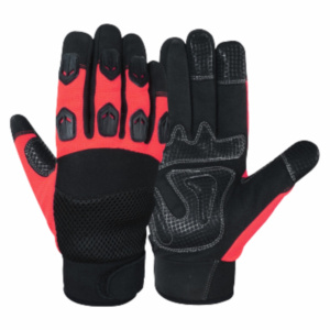 ถุงมือช่างคุณภาพสูงสำหรับงานหนัก เสริมความแข็งแรงด้วยหนังสังเคราะห์ Amara ป้องกันแรงกระแทก ปกป้องมือ - Product Image 2