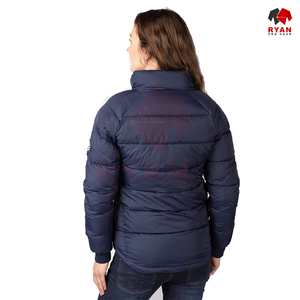 เสื้อแจ็คเก็ตพัฟเฟอร์แบบปรับได้ของ Outfitize International ขายส่ง เสื้อโค้ทแบบมีเชือกผูกเอวสั่งตัดได้ - Product Image 4