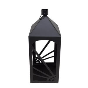 <b>Lantern</b> In Matt Black Powder Coated Iron Metal <b>Lantern</b> Handmade Customized for Home Decor for Christmas Easter New Arrival - Product Image 1