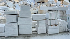 Son Code W10 Raw Vietnam White Natural Calcite <b>Marble</b> Block-Durable Waterproof Eco-Friendly Modern Design Apartment Exterior - Product Image 4