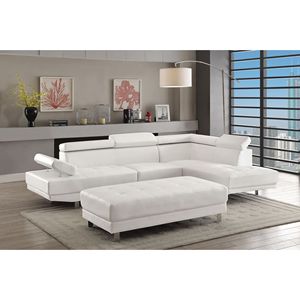 Gloria mobili Riveredge G449-SC bianco soggiorno componibile 2 scatole - Product Image 1