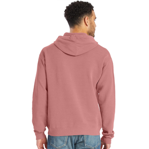 Sweat-shirt à capuche unisexe personnalisé avec logo brodé, en molleton de coton épais, avec poche kangourou, vente en gros - Product Image 2