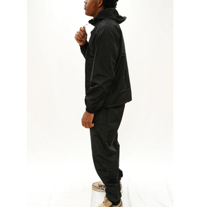 Ensemble survêtement coupe-vent à capuche pour homme, veste de course imperméable, pantalon cargo, vêtements techniques, streetwear, logo personnalisé - Product Image 5