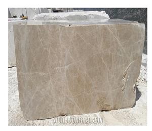 Bloque de Mármol Beige Patara, Bloque de Piedra de Mármol Beige Claro Natural, Material en Bruto para Procesamiento de Losas y Proyectos de Interiores - Product Image 2