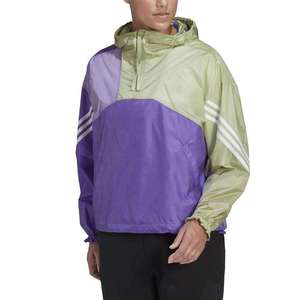 Veste coupe-vent légère pour femme, color block, à capuche et demi-zip, style sport, rétro, pour activités de plein air, course et entraînement - Product Image 4