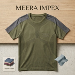 T-shirts pour hommes de qualité supérieure, style audacieux, 100% polyester, tissu léger et respirant, vêtements de fitness pour hommes - Product Image 2