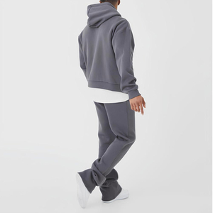 Survêtements d'hiver pour hommes de style unique et de qualité supérieure - Survêtement en molleton respirant à manches longues, coupe ample, taille élastique - Product Image 4
