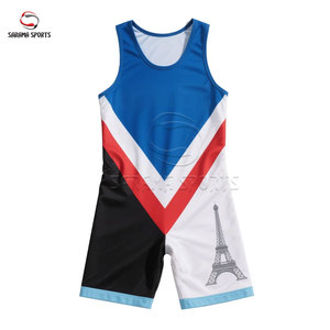 Trajes de Lucha Personalizados con Impresión, Proveedor de Marca Privada, Trajes de Lucha para Competición, Ropa Deportiva que Absorbe la Humedad - Product Image 2