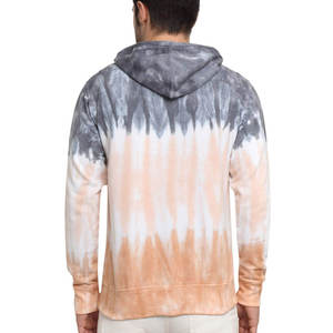 Sudadera con Capucha para Hombre, Personalizada con Logotipo, Tie-Dye, Bloques de Color, Ecológica, de Algodón y Felpa, Corte Holgado, Estilo Casual, Venta al Por Mayor - Product Image 2