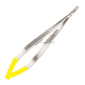 Portaagujas Castroviejo de Punta T/C de Calidad Premium, Instrumentos Quirúrgicos de Sutura de Acero Inoxidable |   Portaagujas - Product Image 6