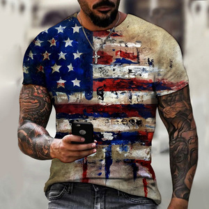 Camisa estampada extragrande para hombre – Camisa informal con estampado gráfico para verano - Product Image 4