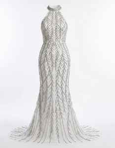 ชุดราตรียาวประดับลูกปัดทำมือคุณภาพดีที่สุด แฟชั่นหรูหราสำหรับผู้หญิง มีจำหน่ายในปริมาณมาก - Product Image 5