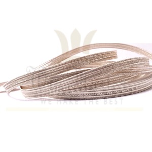 Cordones de Encaje Plateados, Cintas de Encaje con Hilos Metálicos para Uniformes Ceremoniales - Product Image 5