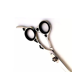 Tijeras de Peluquería Profesionales de Lujo en Negro Mate, Ligeras y Afiladas, con Textura de Diamante, Acero Inoxidable con Alto Contenido de Carbono - Product Image 6