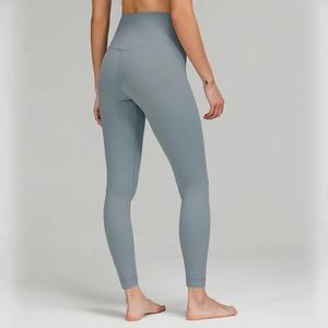 Leggings de compression pour femmes, taille mi-haute, toutes saisons, en Spandex/Polyester, écologiques, respirants, séchage rapide, avec logo personnalisé, OEM, pour la gym - Product Image 2
