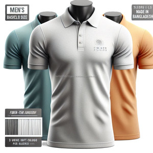 Camisetas de polo con estilo y durales hechas a medida diseñadas y adaptadas para la comodidad con tela sostenible, producto de Bangladesh, - Product Image 5