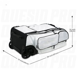 Bolsa de Béisbol Personalizada con Ruedas, Bolsa con Ruedas para Equipo de Receptor, Mochila de Gran Capacidad para Bate de Béisbol, Impermeable, Resistente, Personalizada - Product Image 5